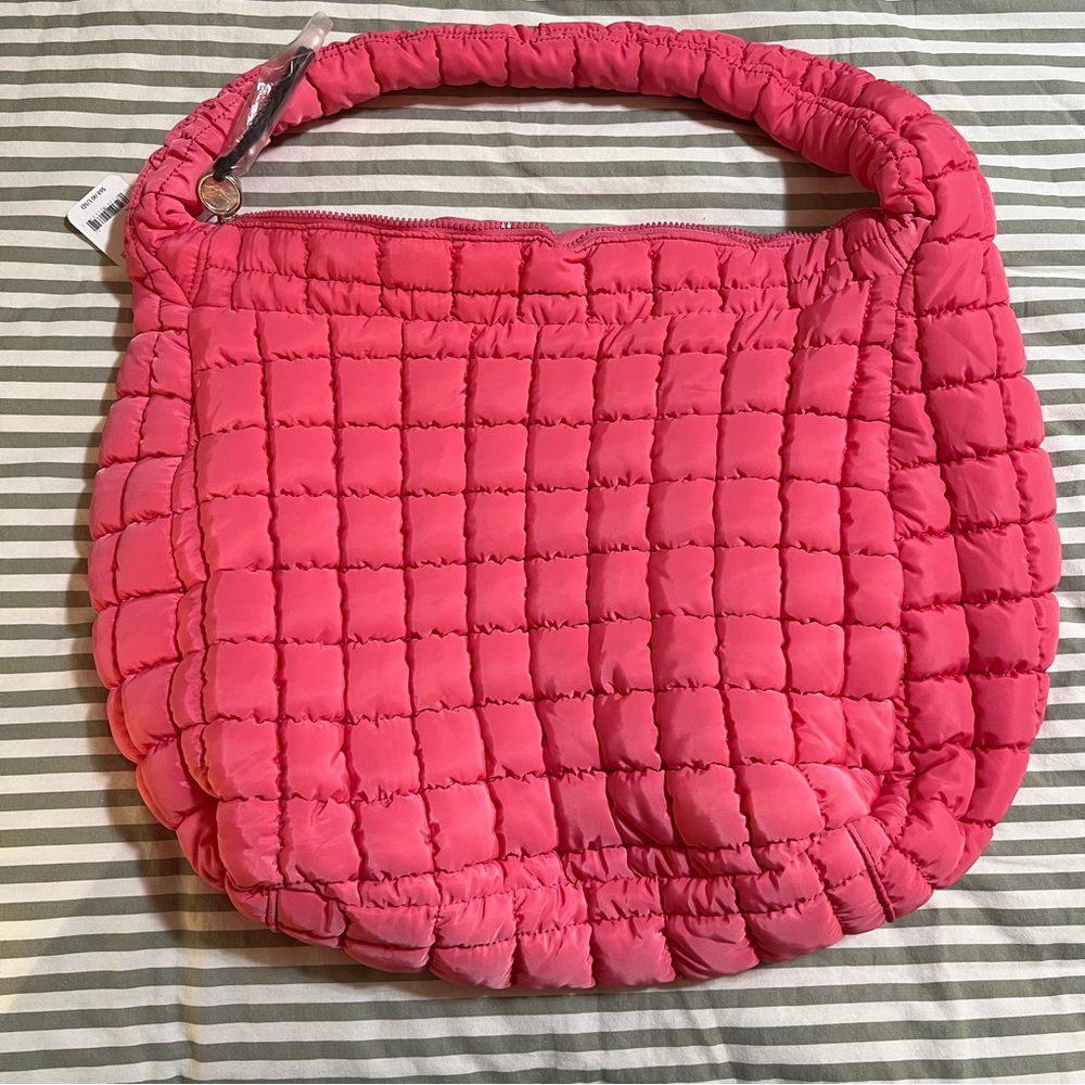 FP Movement by Free People Pink Quilted Carryall Bag - Picture 4 of 7